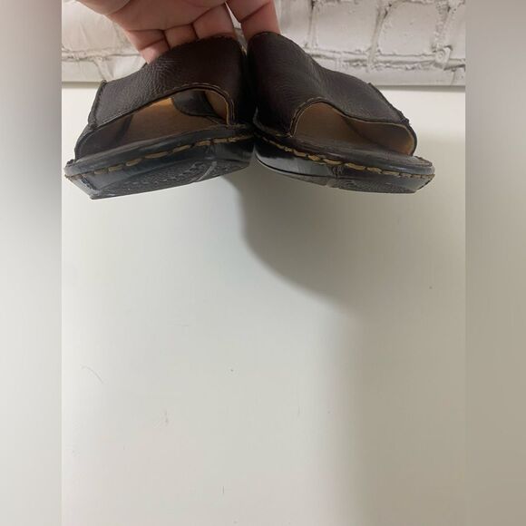 Brown Leather women’s Born Sandals - Picture 5 of 9